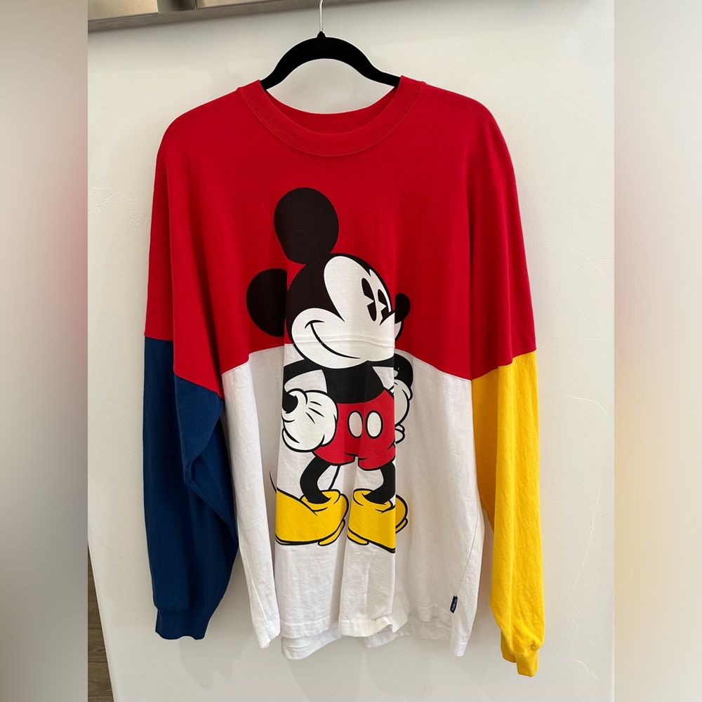 Disney parks Mickey Mouse retro color block wdw spirit jersey XL